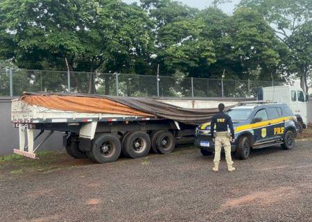 PRF apreende carga de cloridrato de cocaína avaliada em R$ 81,7 milhões em Três Lagoas