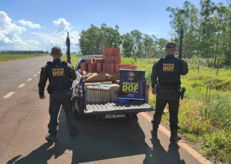 Montana carregada com maconha é apreendida pelo DOF na MS-379