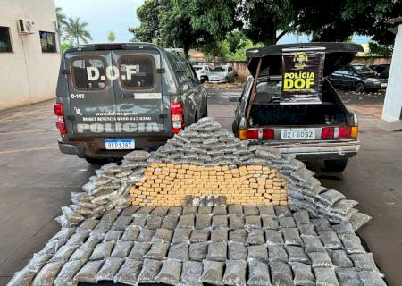 Carro carregado com ''mix de drogas'' é apreendido em Maracaju