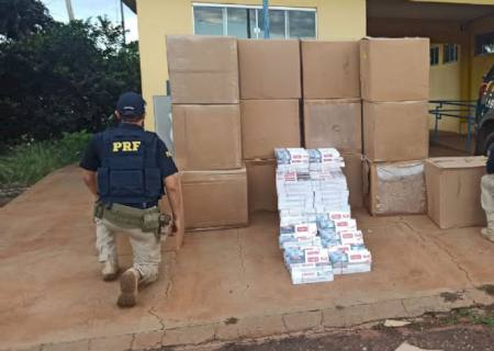 PRF apreende cigarros contrabandeados e cocaína em duas ocorrências em MS