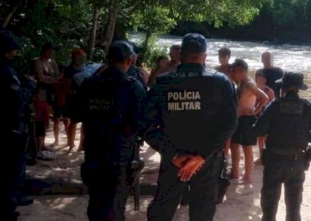 Banhistas são flagrados em propriedade particular entre Ivinhema e Jateí