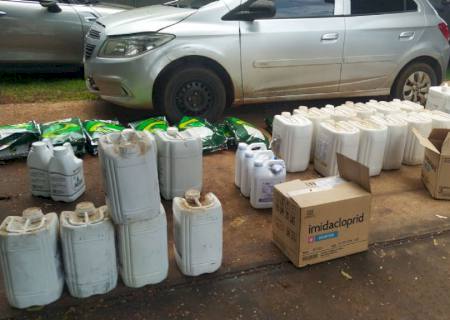 Homem é preso e multado em R$ 20 mil por transporte ilegal de agrotóxicos na Capital