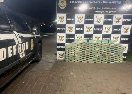 Defron começa o ano com apreensão de R$ 5 milhões em pasta de cocaína na fronteira