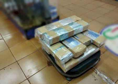 Paranaense é presa com bagagem cheia de maconha em Sidrolândia