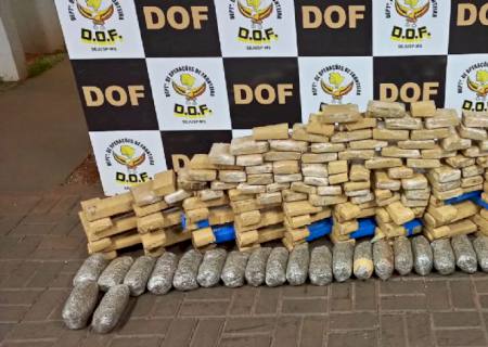 Adolescente é apreendido com skunk e maconha em Laguna Carapã