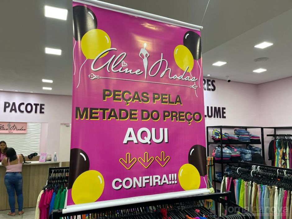 Semana do Consumidor na Aline Modas está bombando com descontos de até 50%