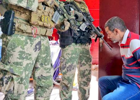 Vídeo: Traficante ''Cara Gorda'' é preso na fronteira do Brasil com o Paraguai