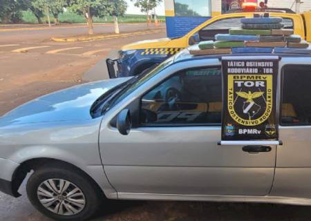 Morador de Bataguassu é preso com carga de maconha em Laguna Carapã