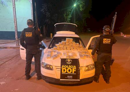 Dupla é presa com entorpecente avaliado em mais de R$ 1 milhão na BR-262