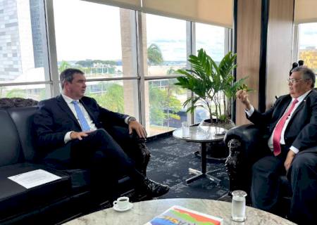 Governador e ministro da Justiça se reúnem para discutir questões de segurança de MS