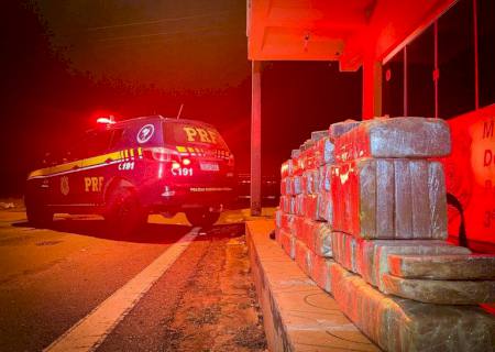 PRF apreende pasta base de cocaína avaliada em R$ 26 milhões em Paranaíba