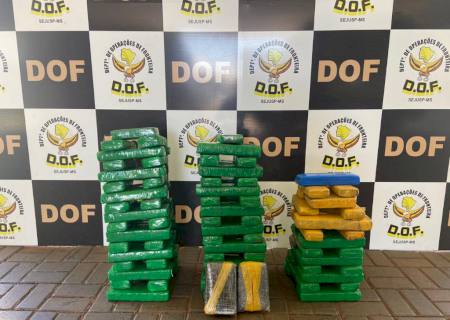 Adolescentes são apreendidas com mais de 60 kg de maconha em Nova Alvorada do Sul
