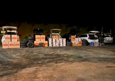DOF apreende comboio com mercadorias avaliadas em R$ 263 mil em Sidrolândia
