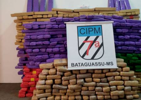 Polícia Militar apreende caminhonete com mais de uma tonelada de maconha em Bataguassu