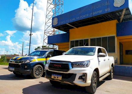 Polícia Rodoviária Federal recupera caminhonete em Corumbá