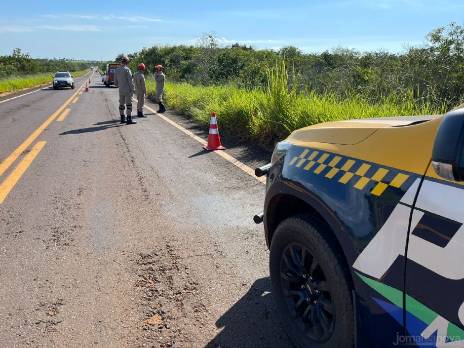 Motorista morre em capotagem na MS-473 entre Taquarussu e Nova Andradina