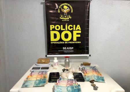 Dois homens são presos pelo DOF por tráfico de drogas em Aral Moreira