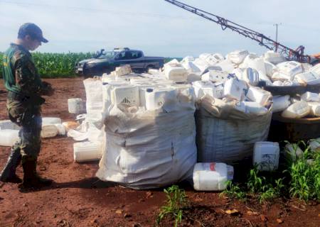 Infrator é multado em R$ 239 mil por contrabando e armazenamento de agrotóxicos