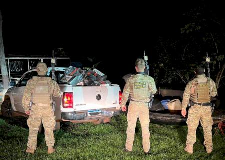 Polícia Federal apreende uma tonelada de maconha em Itaquiraí