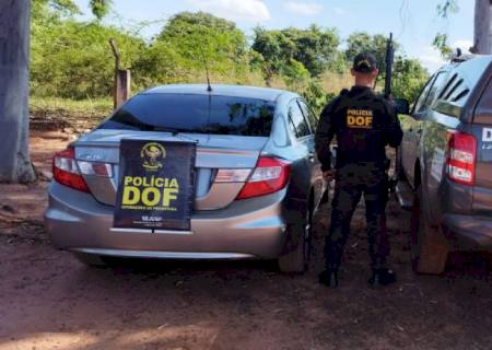 DOF recupera em Iguatemi carro roubado no Rio Grande do Sul