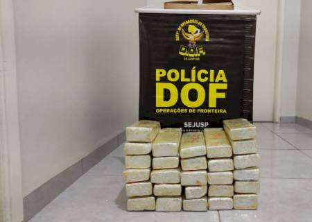 Mulher é presa transportando maconha em ônibus na MS-295 em Tacuru