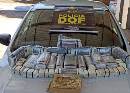 DOF intercepta casal que seguia com cocaína para Campo Grande