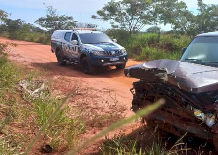 Polícia Civil e Militar prendem suspeitos de furtar caminhonete em Brasilândia