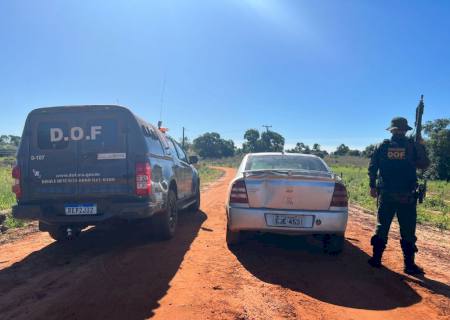 Em Iguatemi, DOF recupera carro furtado no Paraná