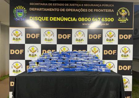 Dupla é presa em Fátima do Sul com maconha que seria levada para a Bahia