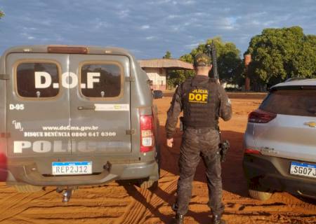 Veículo roubado no Rio de Janeiro é recuperado pelo DOF em Iguatemi