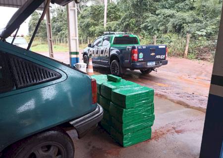 Polícia Ambiental de Amambai apreende 640 kg de maconha