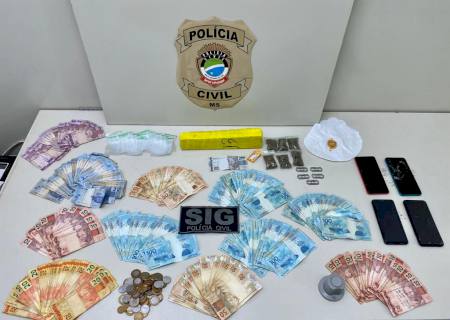 Operação em Naviraí prendeu dois homens por tráfico, associação, corrupção ativa e fraude processual