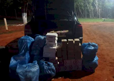 Polícia Militar apreende mercadoria de origem estrangeira sem documentação fiscal em Nova Casa Verde