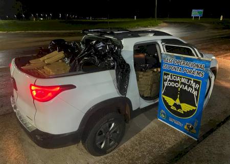 Adolescente é apreendido com mais de uma tonelada de maconha em Ponta Porã