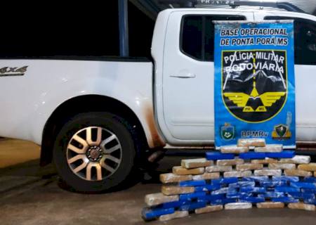 Homem é preso com cocaína avaliada em mais de R$ 2,3 milhões em Ponta Porã