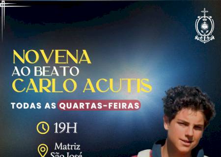 Igreja Matriz São José realiza Novena em Honra ao Beato Carlo Acutis