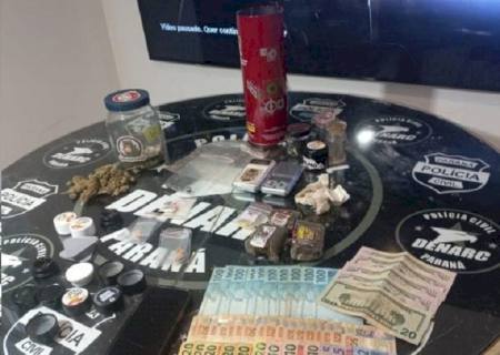 ''Operação Nova Andradina'' prende suspeito de vender drogas via mensagens de celulares em Londrina