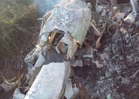Helicóptero cai e mata duas pessoas no Paraguai, região de fronteira com MS