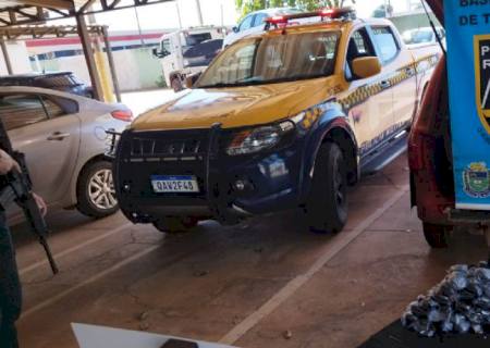 Morador de Nova Andradina é preso com carga de haxixe avaliada em R$ 1,6 milhão em Três Lagoas