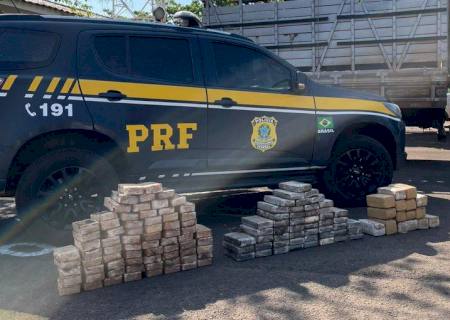 PRF apreende 128 kg de cocaína e 16 kg de skunk em Campo Grande