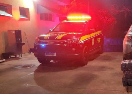 PRF apreende veículo com mais de 200 kg de maconha em Três Lagoas