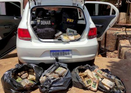 Ação conjunta apreende 172 kg de cocaína em Campo Grande