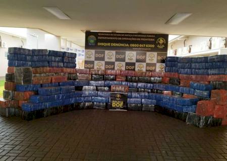 DOF prende quatro pessoas e apreende 5,3 toneladas de maconha na região de Dourados