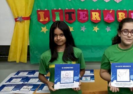 Estudantes do Marechal Rondon escrevem livros e realizam tarde de autógrafos em Nova Andradina