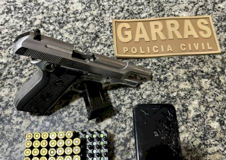 Garras prende foragido em MS que praticou roubos e estupro em SP e PR