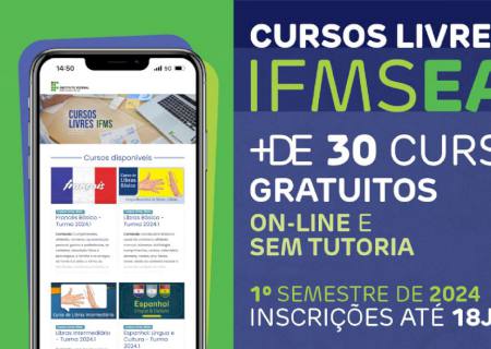 IFMS oferta mais de 30 cursos livres neste semestre