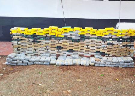 Em Rio Verde de Mato Grosso, polícia apreende carga de cocaína e prende dois traficantes