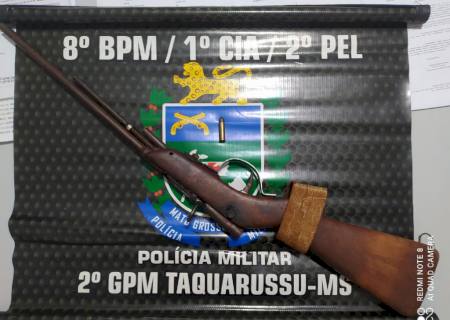 Discussão por causa de celular termina com homem preso por violência doméstica em Taquarussu