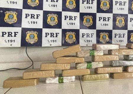 Traficante abandona carro com droga durante fuga da PRF em Corumbá