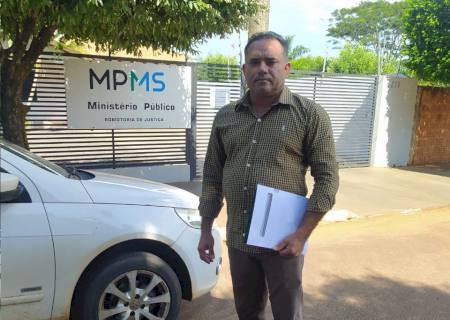 Ex-vereador formaliza denúncia no MP sobre obra na Câmara de Taquarussu